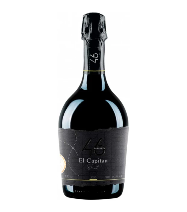 Вино игристое El Capitan 46 Parallel Brut белое брют 0,75л 11,5%
