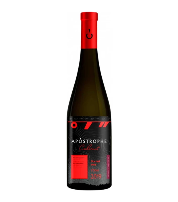 Вино Apostrophe Cabernet красное сухое 0,75л 9,5–14%