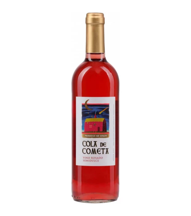 Вино Cola de Cometa розовое полусладкое 0,75л 10,5%