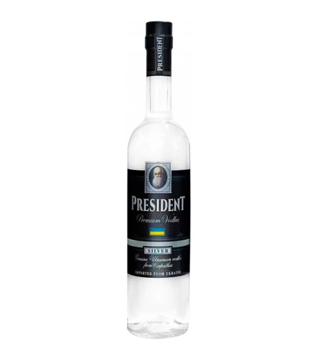 Водка Президент серебряная, Prezident Silver 0,5 л 40%
