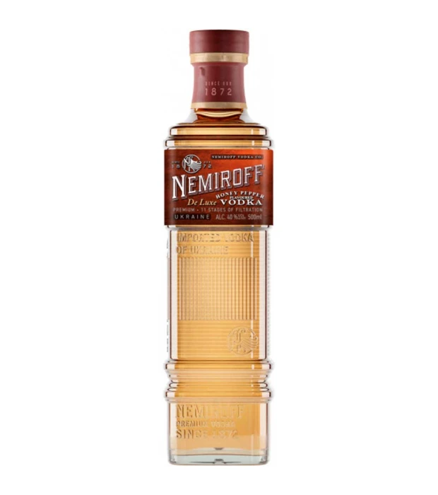 Настойка Немирофф Де Люкс медовая с перцем, Honey Pepper De Luxe Nemiroff 0,5 л 40%
