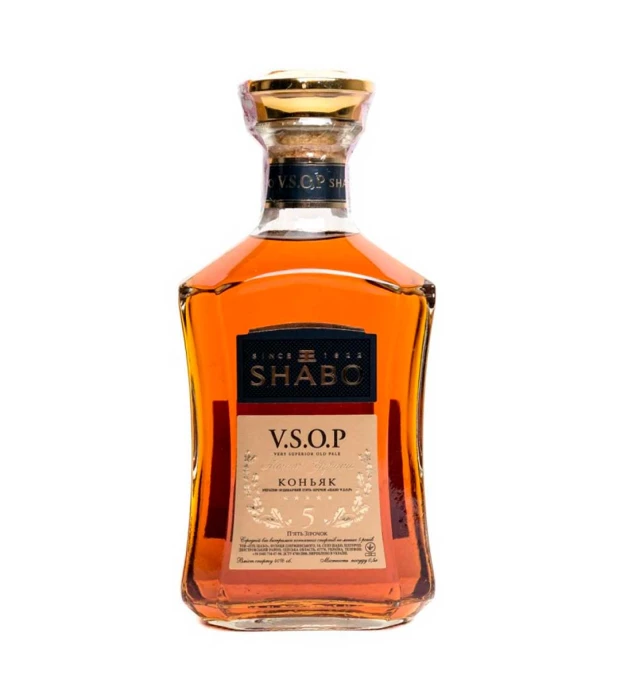 Коньяк Украины Shabo V.S.O.P 5 лет выдержки 0,5л 40%