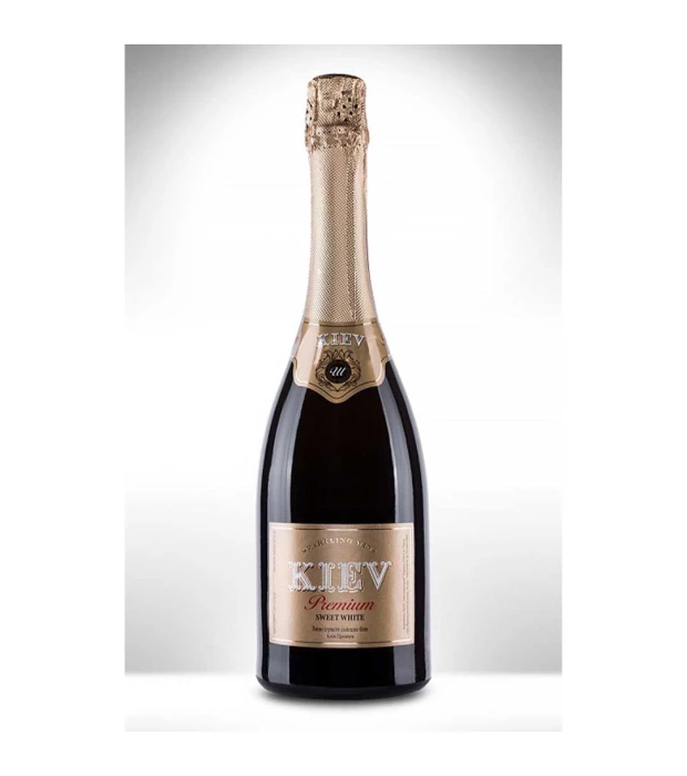 Вино игристое Kiev Premium сладкое белое 0,75л 10-13,5%