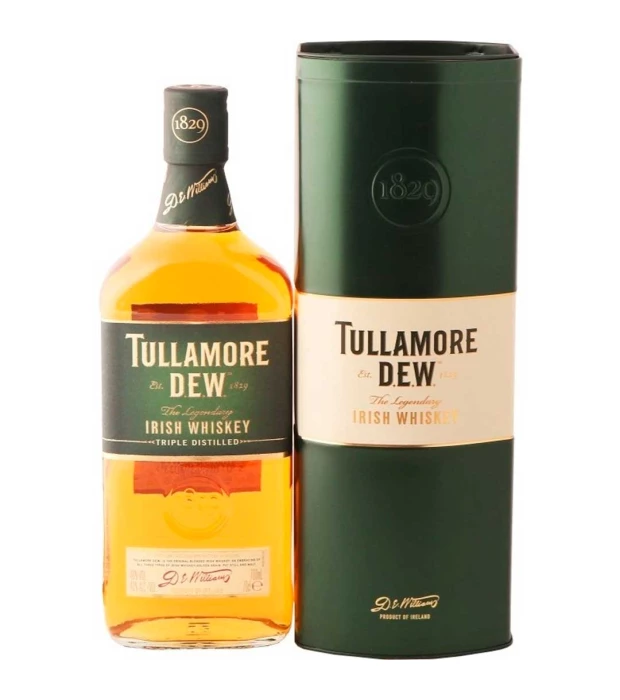 Виски бленд Tullamore Dew Original металлической коробке 0,7 л 40%