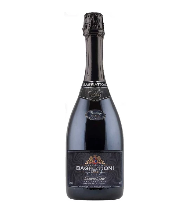 Вино игристое Bagrationi Reserva брют 0,75л 12%