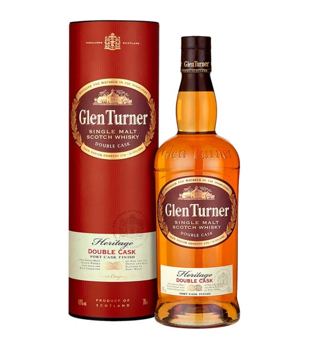 Виски Глен Тернер Херитаж Дабл Вуд односолодке Шотл LM, Glen Turner Heritage Double Wood 0,7 л 40%