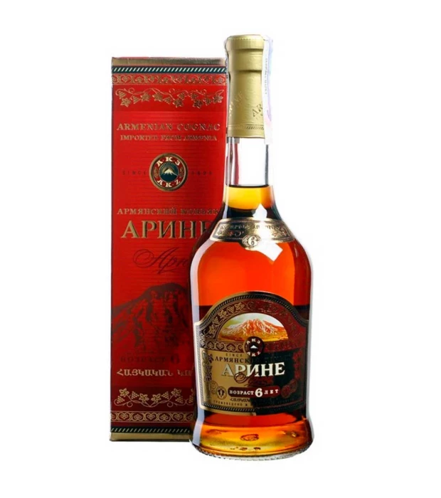 Коньяк Арине 6 звезд 0,5л 40% в коробке