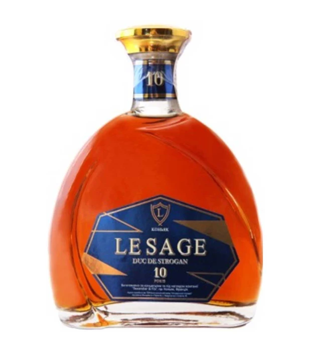 Коньяк Le Sage 10 Y.O. Duc de Strogan 0,5л 40%