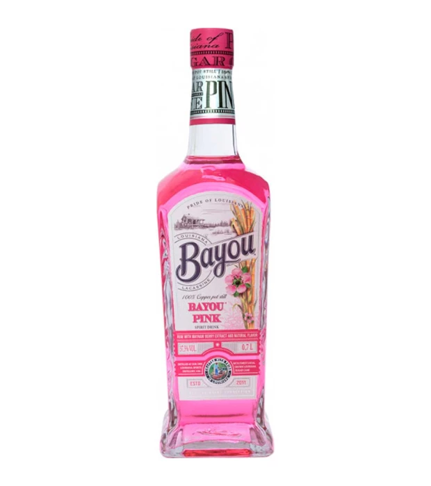 Ром американский Bayou Pink 0,7л 37,5%