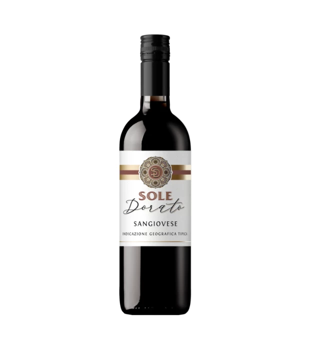 Вино Sole Dorato Sangiovese IGP Puglia сухое красное 0,75л 13%