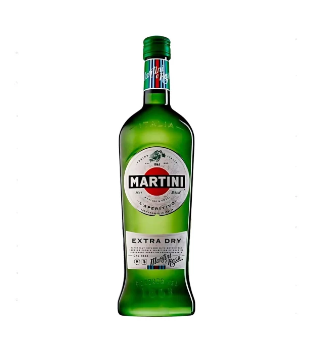 Вермут Martini Extra Dry сухий 1л 18%