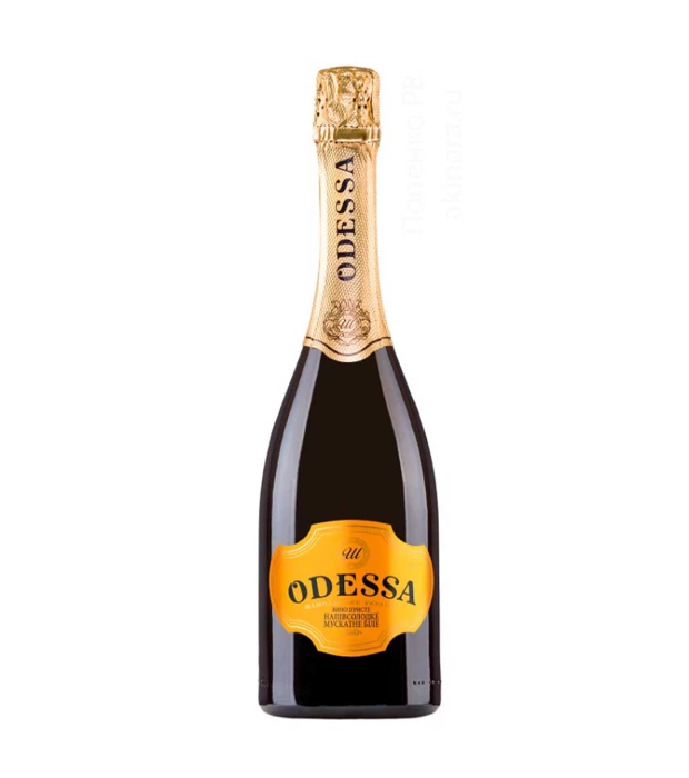 Вино игристое Odessa белое полусладкое 0,75л 10,0-13,5%