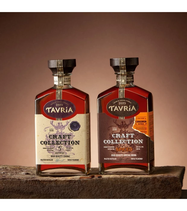 Напиток алкогольный Tavria Craft Collection Spiced 0,5л 35% купить