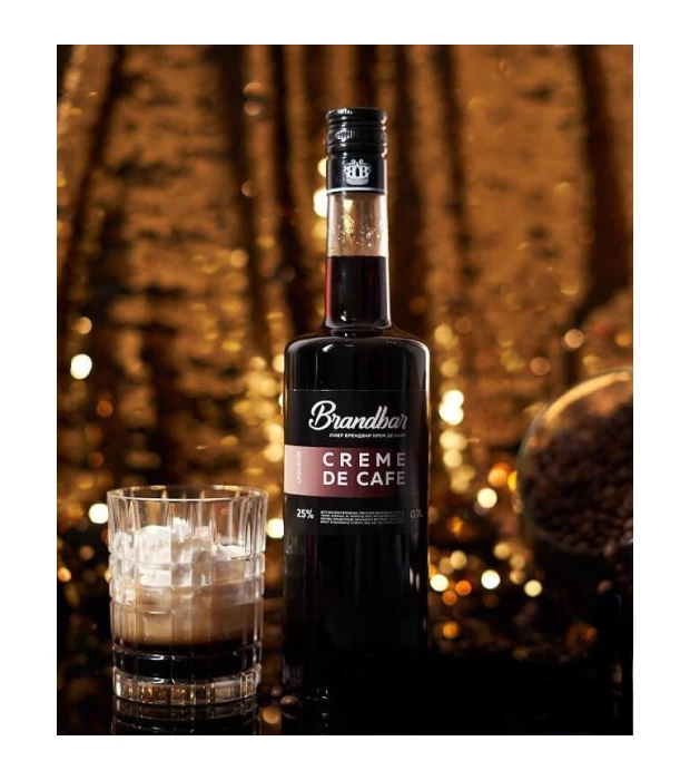 Лікер крем Brandbar Crem de Cafe 0,7л 25% купити
