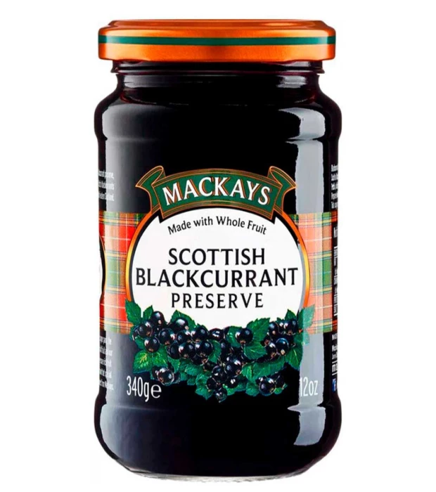 Джем шотландский Черная смородина Mackays 340 г