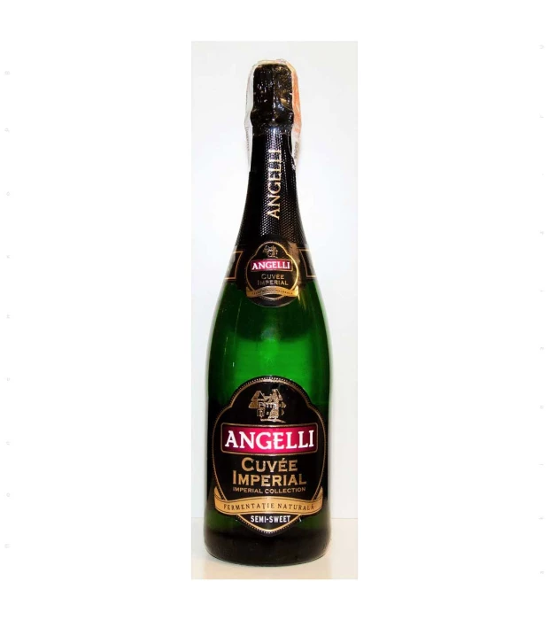 Вино игристое Angelli Cuvee Imperial белое полусладкое 0,75л 10,5%