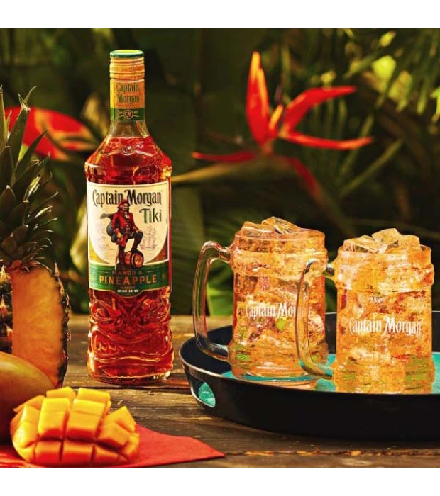 Ром Captain Morgan напиток на основе рома Tiki Mango+Pineapple 0,7 л 25% в Украине