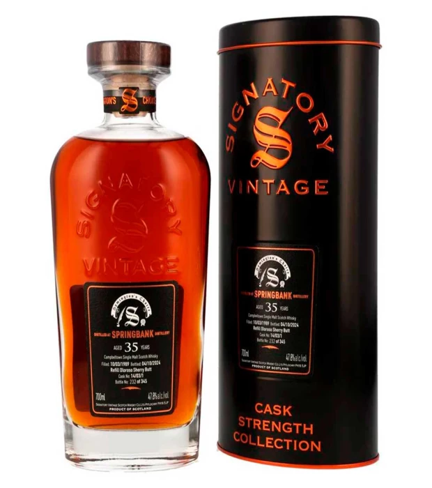 Виски односолодовый выдержанный Springbank 35yo Symington's Choice Signatory 0,7л 47,8%