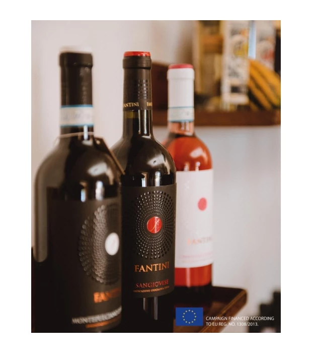 Вино Farnese Fantini Sangiovese Terre Di Chieti червоне сухе 0,75л 12,5% купити