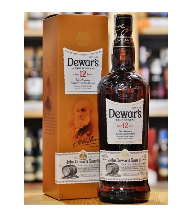 Виски Dewar's Special Reserve 12 лет выдержки 1л 40% купить