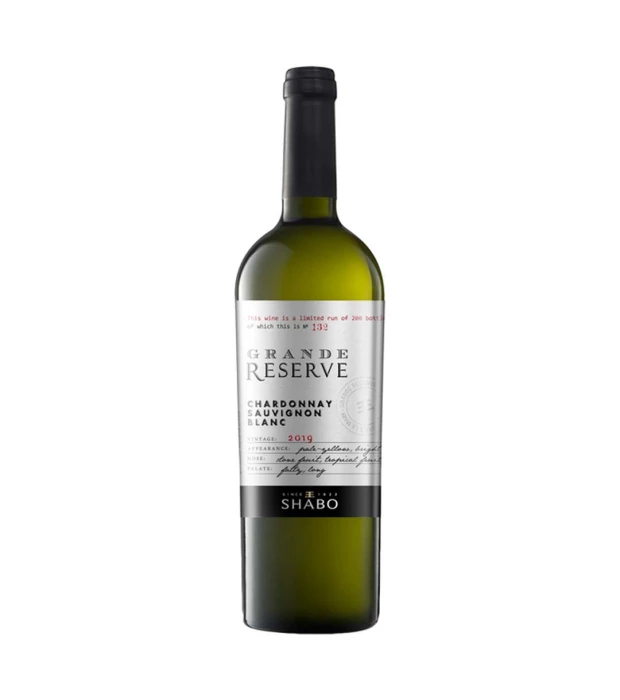Вино Shabo Grande Reserve Шардоне-Совіньйон Блан біле сухе 0,75л 13%