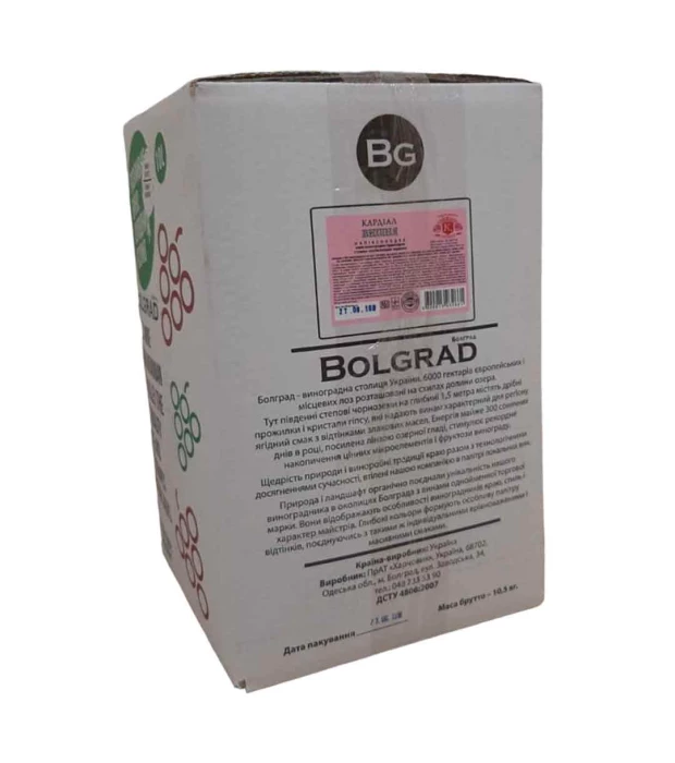 Вино винний Болград Кардіал Вишня червоний напівсолодкий 10л 9-12%