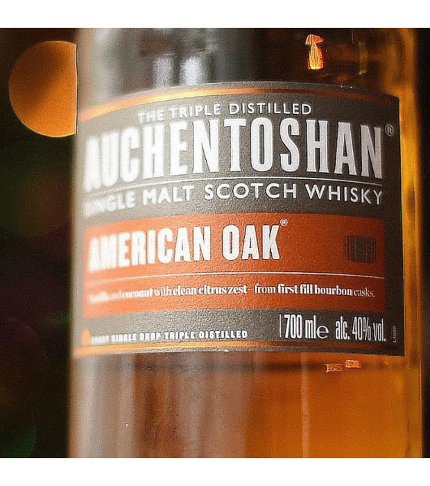 Виски односолодовый Auchentoshan American Oak 0,7 л 40% купить