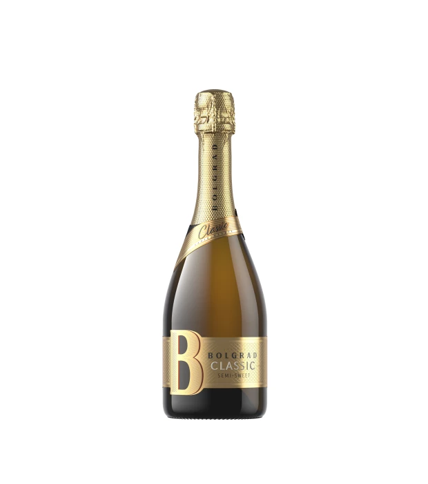 Вино ігристе Bolgrad Classic біле напівсолодке 0,75л 10,5-12,5%