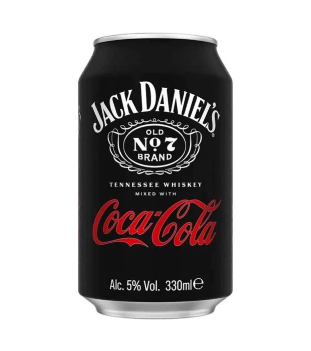 Напиток слабоалкогольный Jack Daniel's &amp; Coca-Cola 0,33 л 5% ж/б