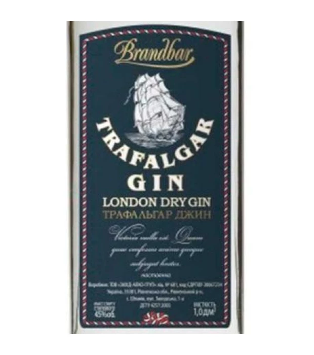 Настойка Джин Brandbar Trafalgar 1 л 45% купить