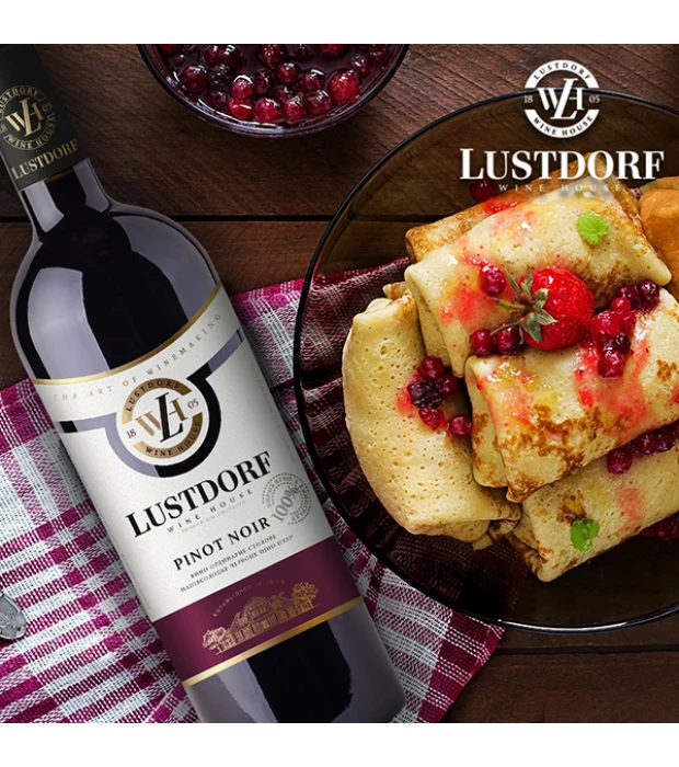 Вино Lustdorf Pinot Noir красное полусладкое 0,75л 11% в Украине