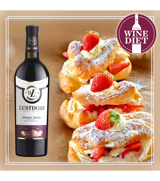 Вино Lustdorf Pinot Noir красное полусладкое 0,75л 11% купить