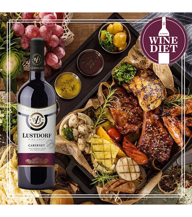 Вино Lustdorf Cabernet красное сухое сортовое 0,75л 9-14% в Украине