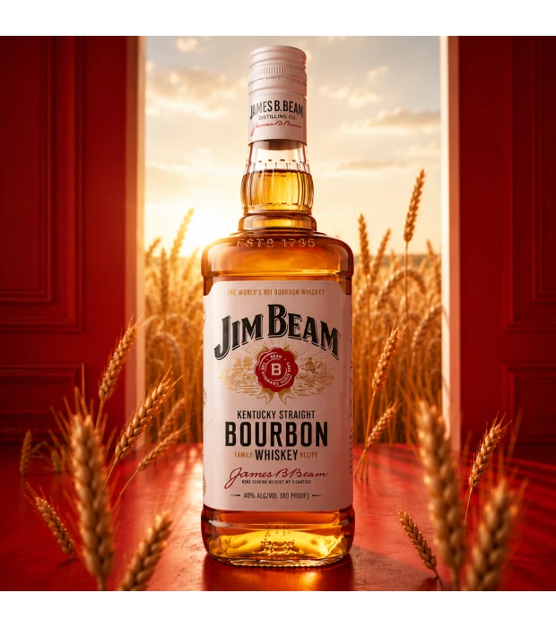 Віскі Jim Beam White 4 роки витримки 0,5л 40% купити