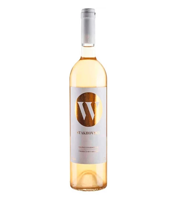 Вино біле сухе W by Stakhovsky Orange Chardonnay 0,75 л 12,5%
