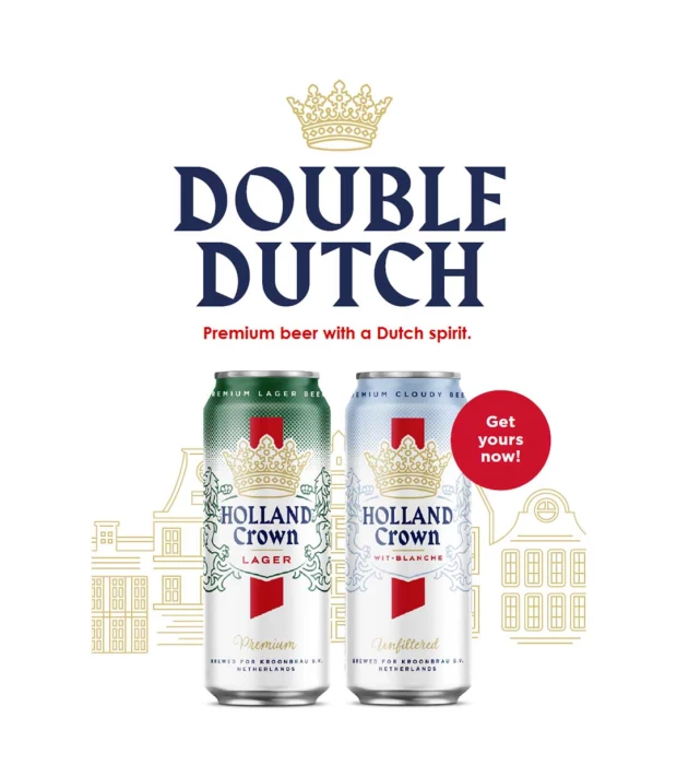Пиво Holland Crown Wit Blanche Unfiltered світле нефільтроване 0,5 л 5% купити