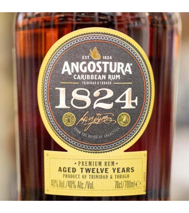 Ром Angostura 1824 12 лет выдержки 0,7л 40% купить