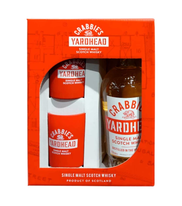 Віскі Crabbie's Yardhead 0,7л 40% + 2 склянки
