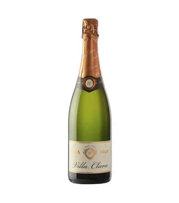 Вино игристое Villa Clara Cava Brut белое сухое 0,75л 11,5%