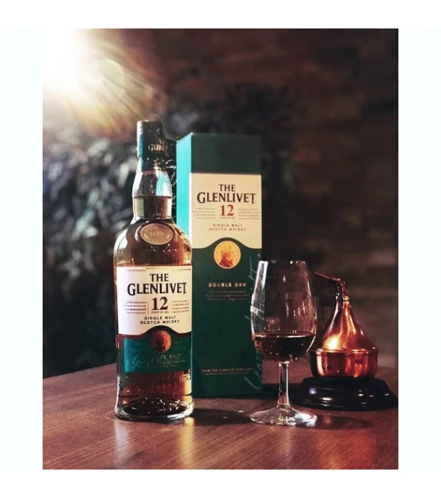 Виски The Glenlivet 12 лет выдержки в коробке 0,7л 40% в Украине