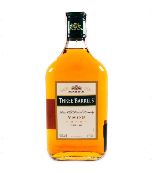 Бренди Three Barrels VSOP 0,35 л 38%
