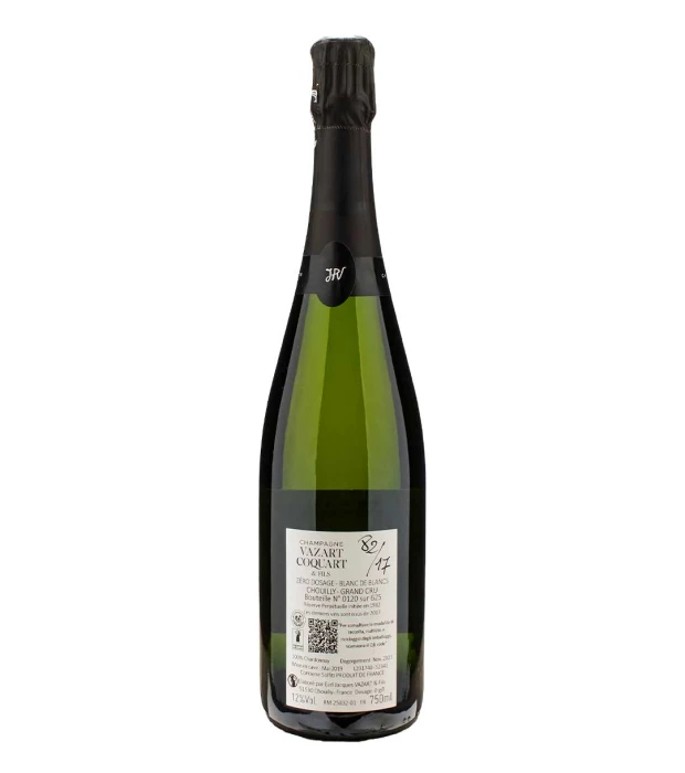 Шампанское Champagne Vazart-Coquart 82/17 Brut Nature белое брют-натюр 0,75л 12,5%