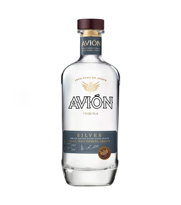 Текила Avion Silver Small Batch Highlands 100% Puro de Agave 0,75л 40%