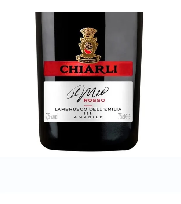Вино игристое Chiarli Lambrusco Rosso красное сладкое 0,75 л 7.5% купить