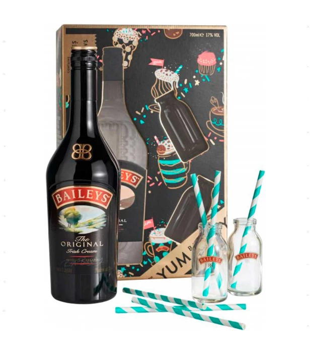 Лікер Baileys 0,7л 17% у подарунковій упаковці + 2 мол.чашки