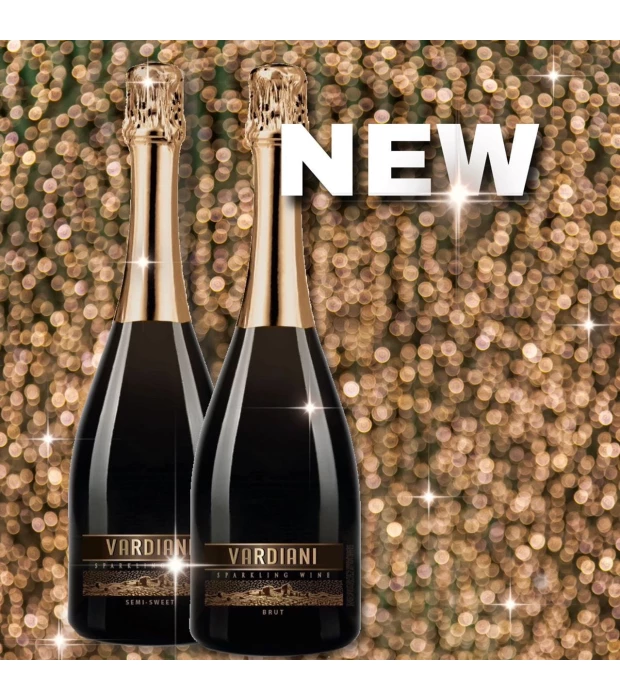 Вино игристое Vardiani Sparkling wine белое брют 0.75л 10-13,5% купить