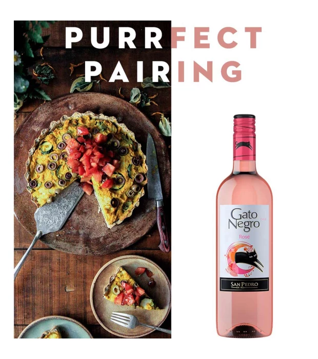 Вино Gato Negro Rose розовое сухое 0,75л 13,4% купить