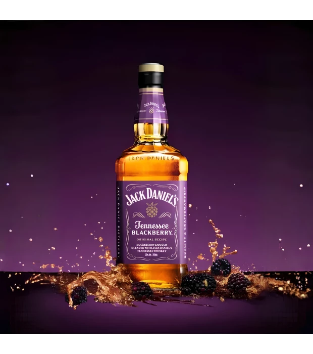 Виски-ликер Jack Daniel's Blackberry 1л 35% купить