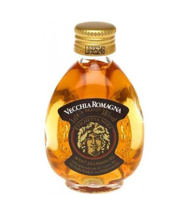 Бренді Vecchia Romagna Etichetta Nera 0,03 л 38%