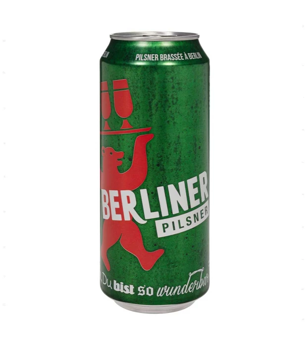 Пиво Berliner Pilsner светлое фильтрованное 0,5 л 5%